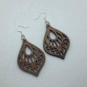 Wood Earrings LOT of 8